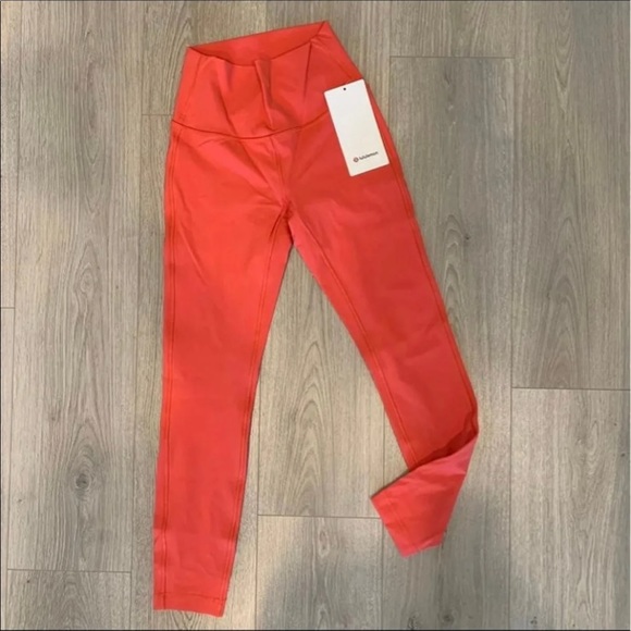 LULULEMON Wunder Under HR 7/8 Watermelon Tef 6 NWOT - Picture 2 of 7